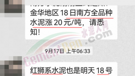 23個省水泥價格下跌！修復上漲來了！