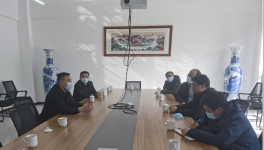 吳忠市委副書記一行蒞臨寧夏豪龍建材有限公司調研