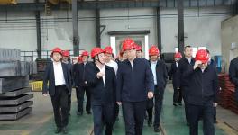 陜西省副省長鐘洪江一行蒞臨西安龍凈考察調研